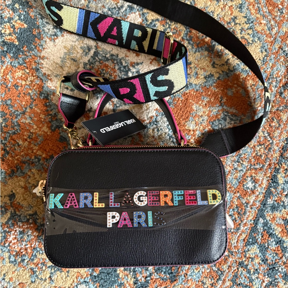 KARL LAGERFELD SIMONE FLAP CROSSBODY